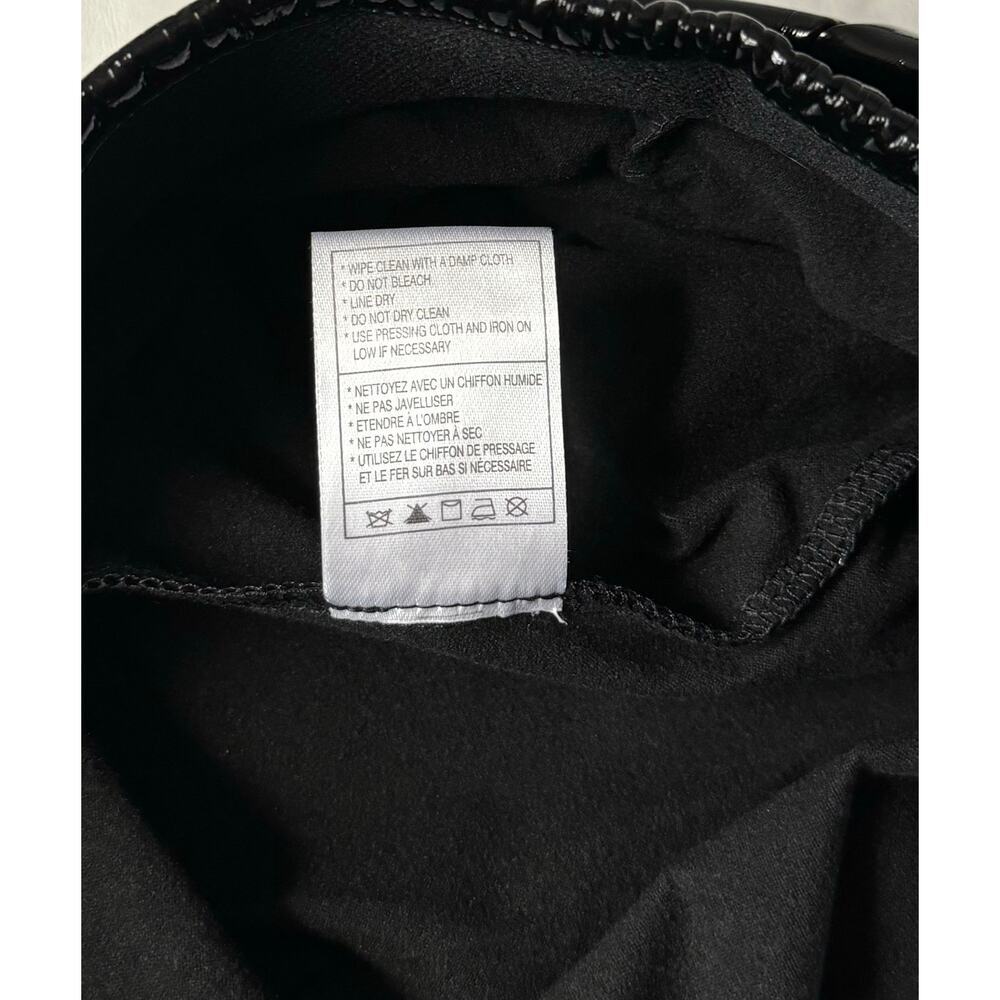 BB Dakota Black Slick To Me Vinyl Leggings Size XS - Picture 8 of 9